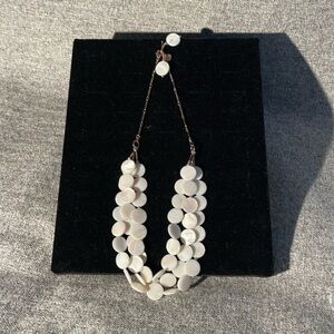 Nakamol Coin Shell Layer Necklace. NEW